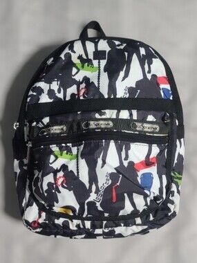 2010 LeSportsac Artist in Residence "Groupies" Basic Mini Backpack